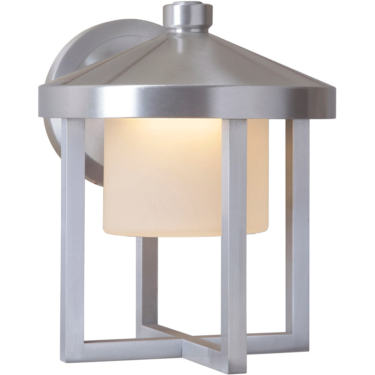 Z9214-SA-LED - Alta 1 Light 8.75" High Outdoor Wall Lantern - Satin Aluminum