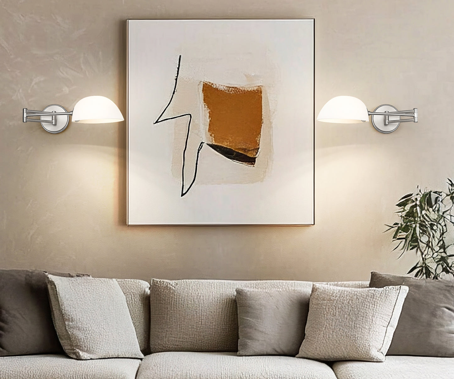 3048S-BN - Breton 1 Light Wall 5" Sconce - Brushed Nickel