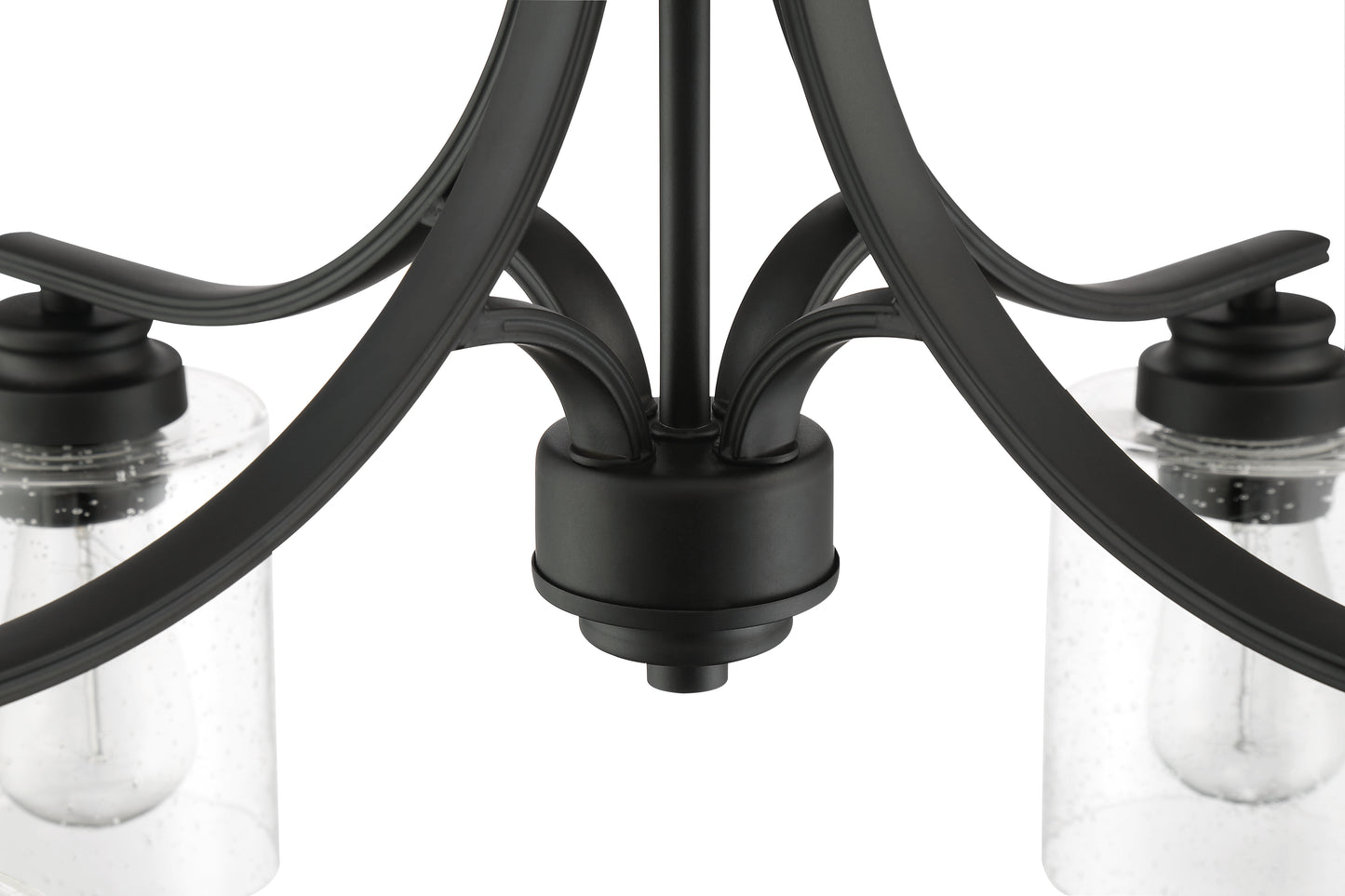 50524-FB - Bolden 4 Light 23" Wide Chandelier - Flat Black