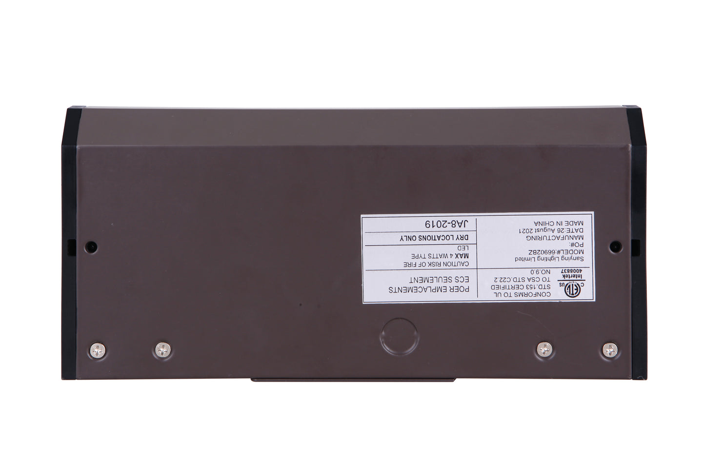 CUC1008-BZ-LED - Undercabinet Light Bars 1 Light 3.63" Wide Under Cabinet Light Bar - Bronze