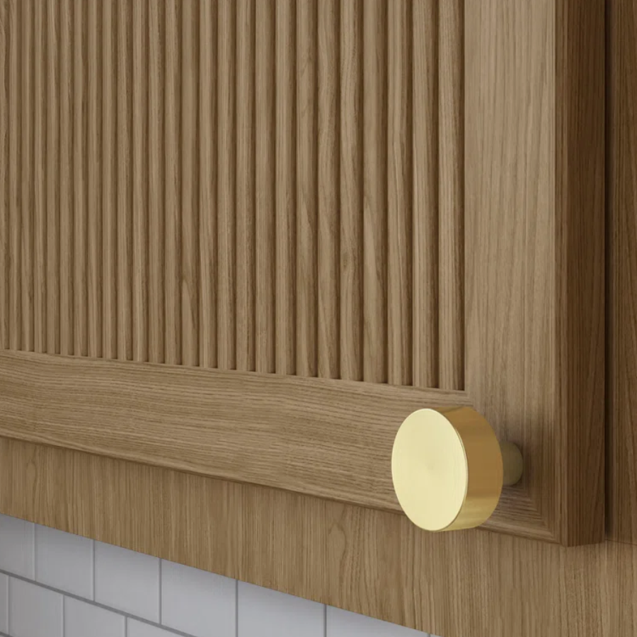 4404044 - 1 1/4" - Contemporary Knob - Satin Brass