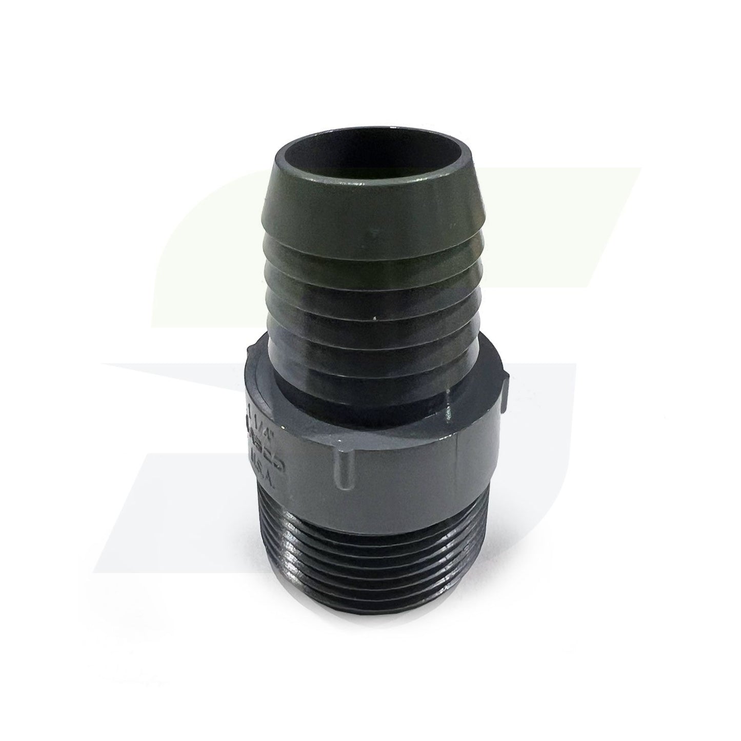 1436-012 - 1-1/4" PVC Barbed Insert Fitting, MIPT x Insert