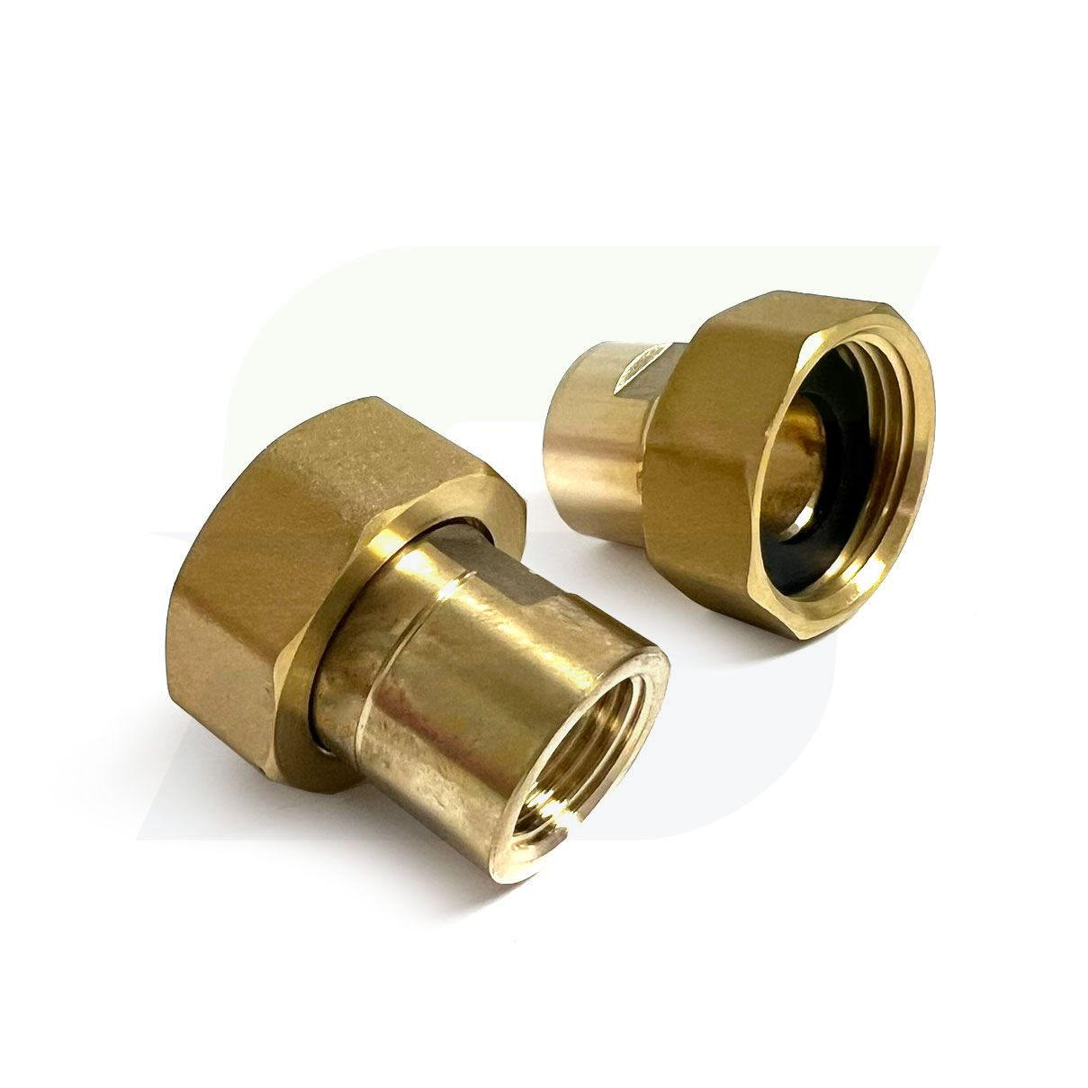 UFS-050T - 1/2" Brass Union FNPT Threaded Fitting Kit - 2 Pack
