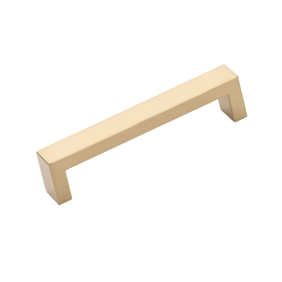 86716US4 - Keaton 5" Center to Center Handle Cabinet Pull - Modern Rectangular Collection - Satin Brass