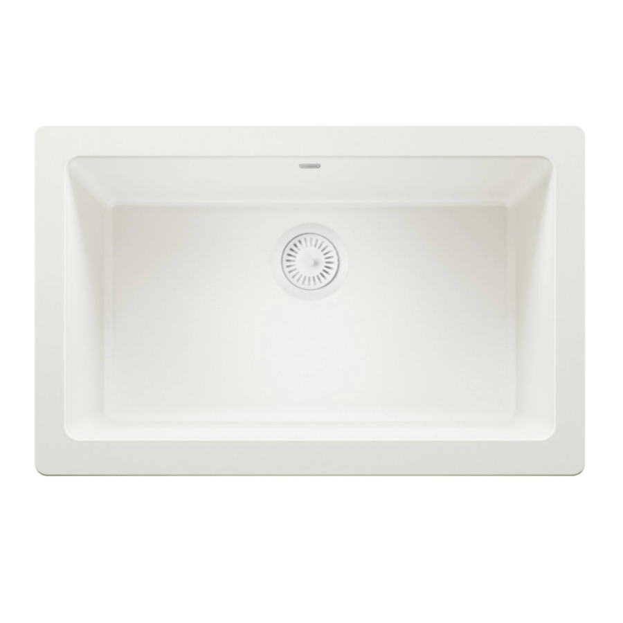 203443- Color-Coordinated Metal Disposal Flange - Soft White