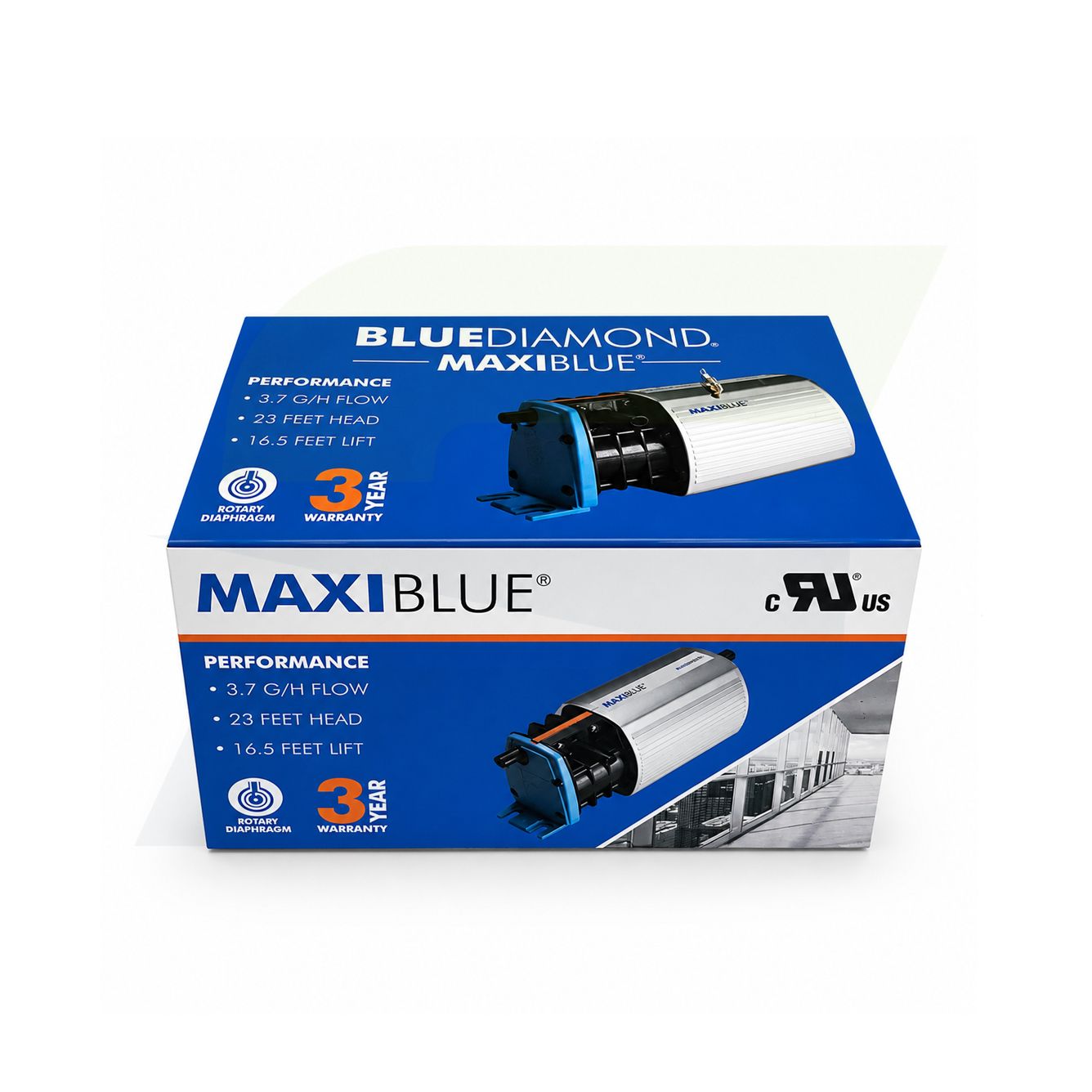 X87-721 - MaxiBlue 3.7 GPH Condensate Pump with Reservoir - 208V-230V