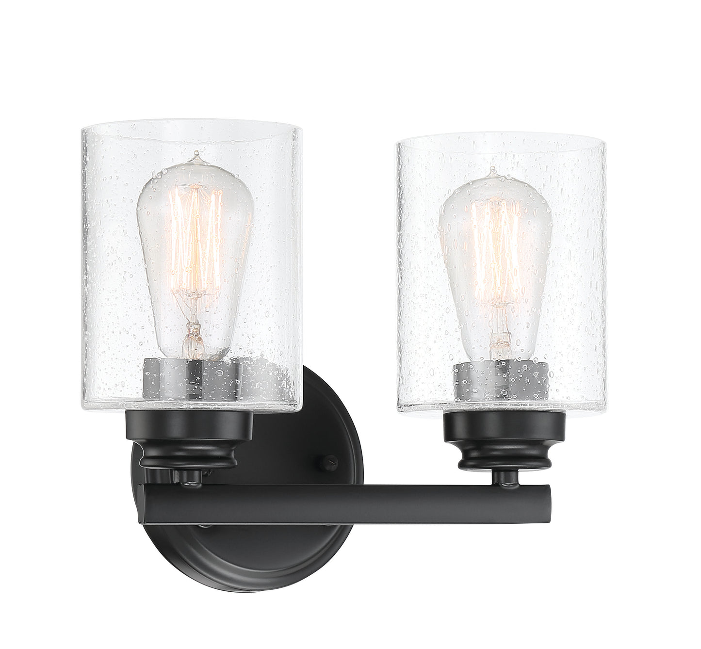 50502-FB - Bolden 2 Light 11" Wide Vanity Light - Flat Black