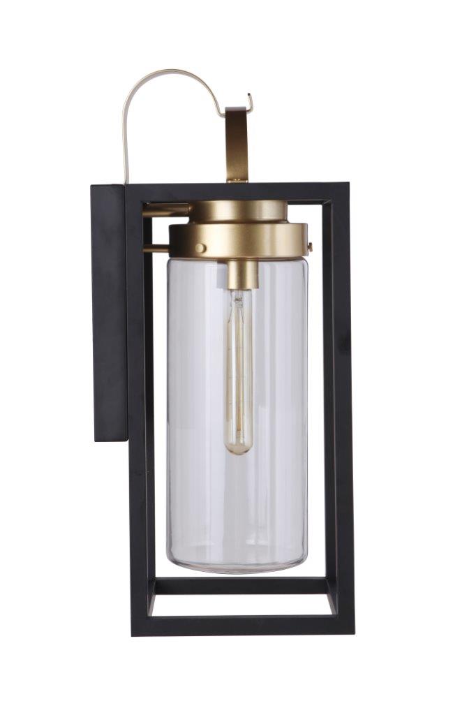 ZA4824-MNSB - Neo 1 Light 20" High Outdoor Wall Lantern - Midnight / Satin Brass