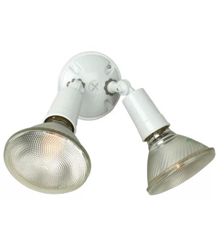 PH-2W - Par Holders 2 Light 4.38" High Outdoor Par Holder - White