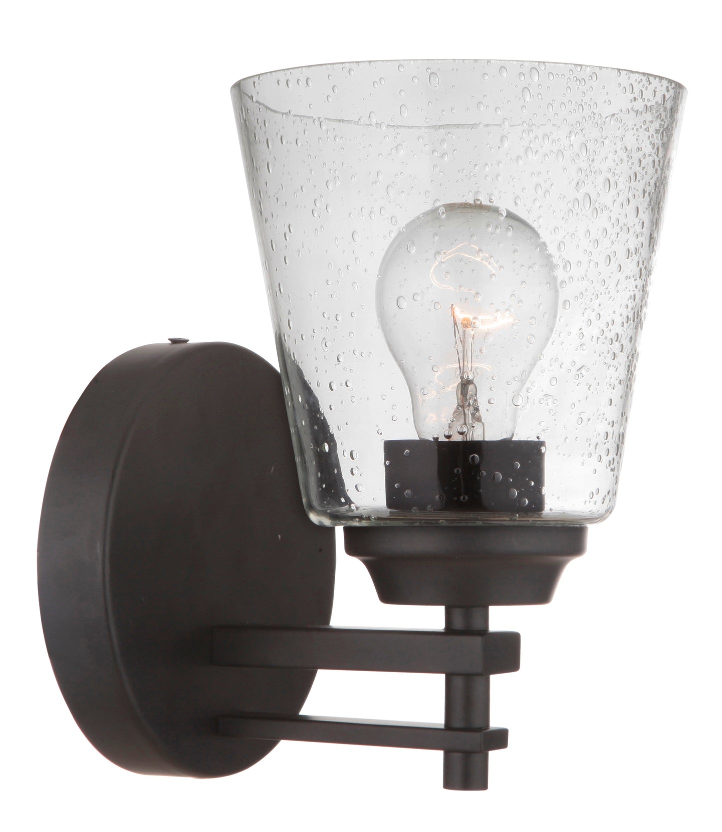 19606FB1 - Drake 1 Light 8.5" High Wall Sconce - Flat Black