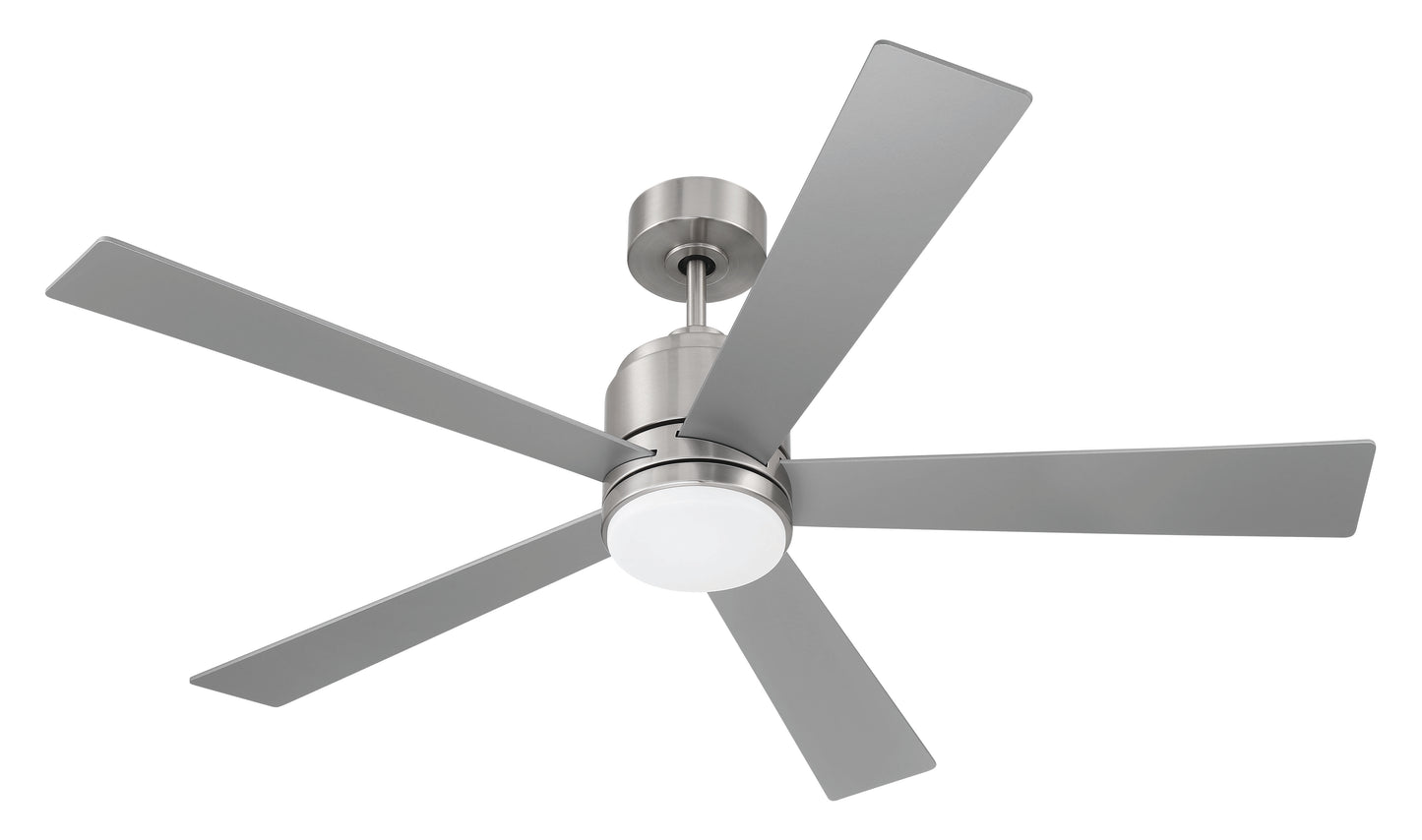 MCY52BNK5 - McCoy 52 5 Blade 52" 5 Blade Ceiling Fan with Light Kit - Brushed Nickel