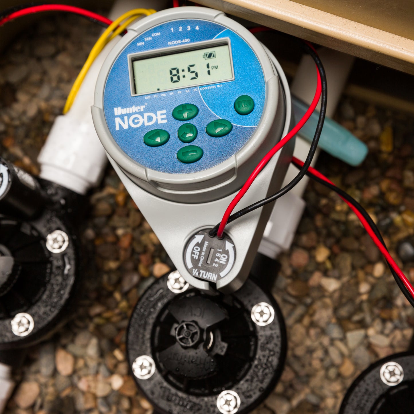 NODE-400 - Battery Powered 4-Station Irrigation Controller
