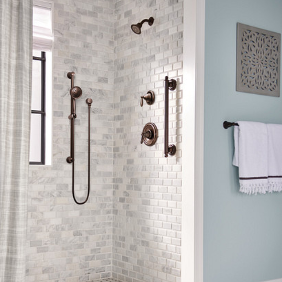 A725ORB - Circular Drop Ell for Handheld Showerhead - Oil Rubbed Bronze