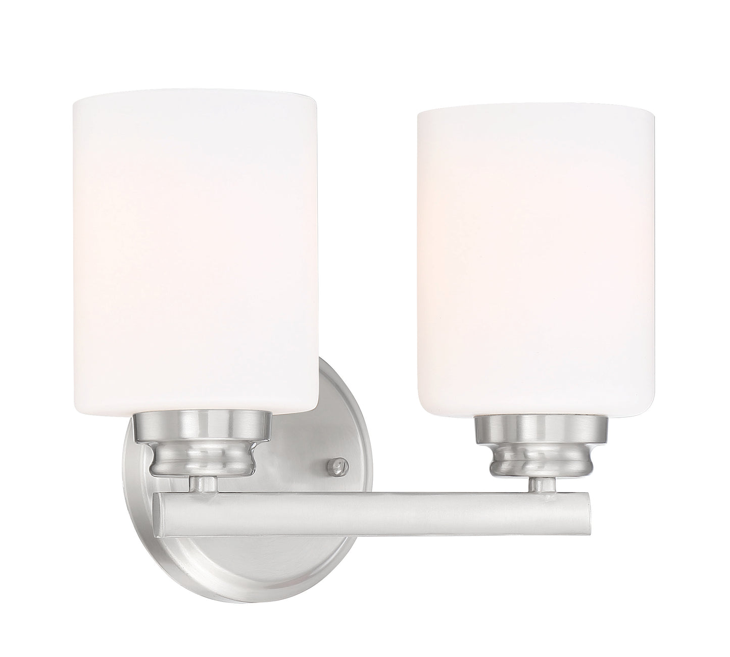 50502-BNK-WG - Bolden 2 Light 11" Wide Vanity Light - Brushed Nickel