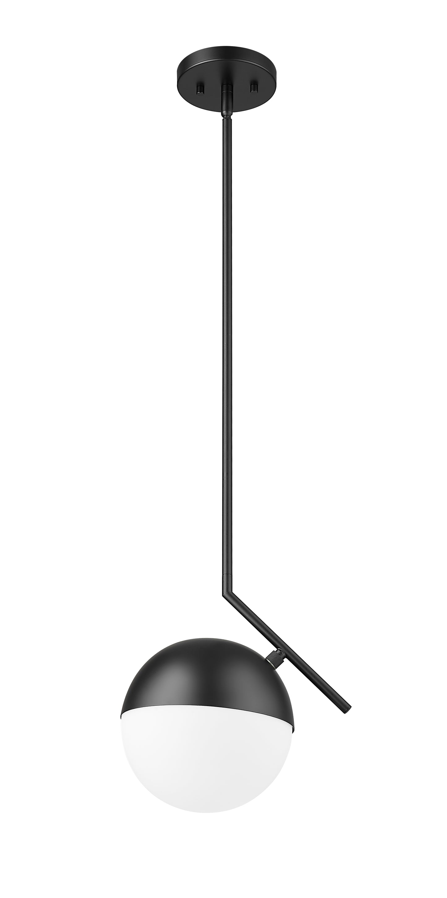 7517P11-MB - Realm Sphere 1 Light 11" Pendant - Matte Black