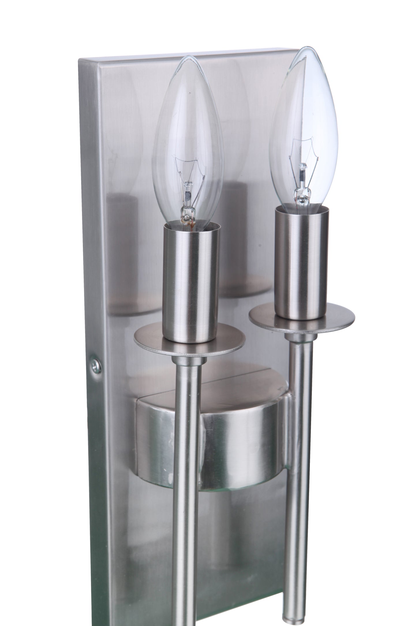 54362-BNK - Larrson 2 Light 11" High Wall Sconce - Brushed Nickel