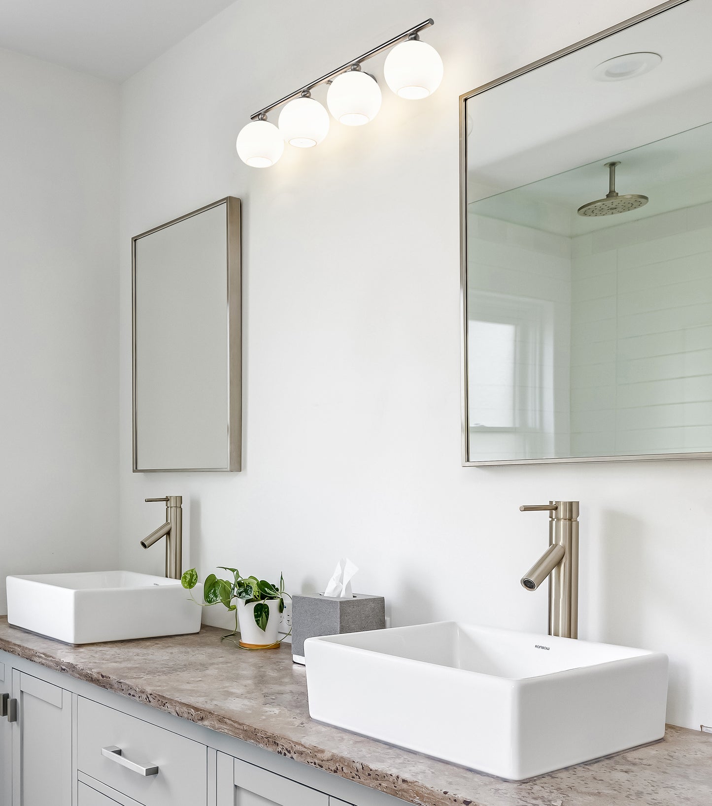 1100-4V-BN - Neoma 4 Light 30" Vanity - Brushed Nickel