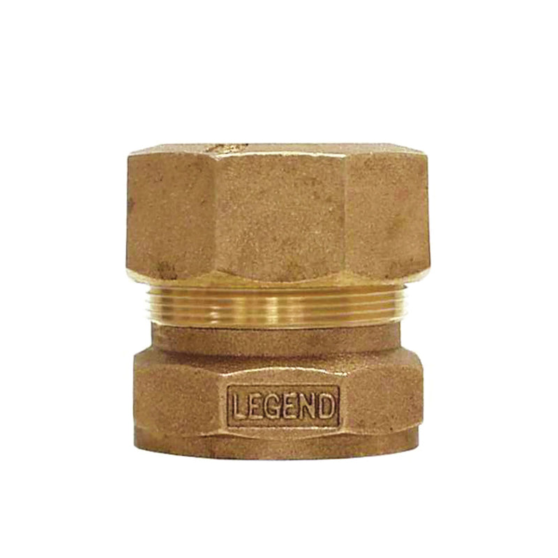 313-174NL - 3/4" T-4355NL No Lead Bronze CTS Compression x FIP Coupling