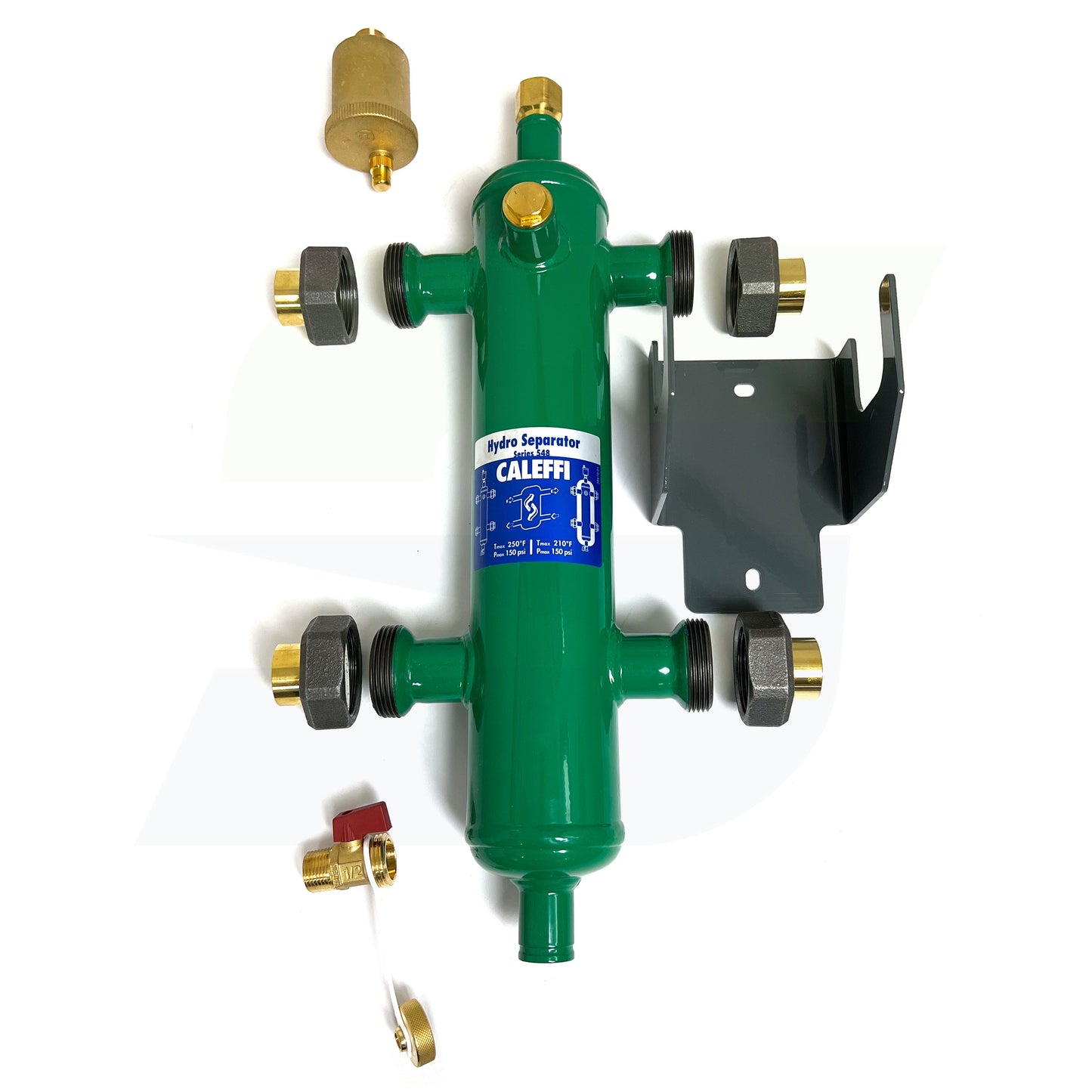 548096A - Hydroseparator with Mounting Bracket - 1" Sweat