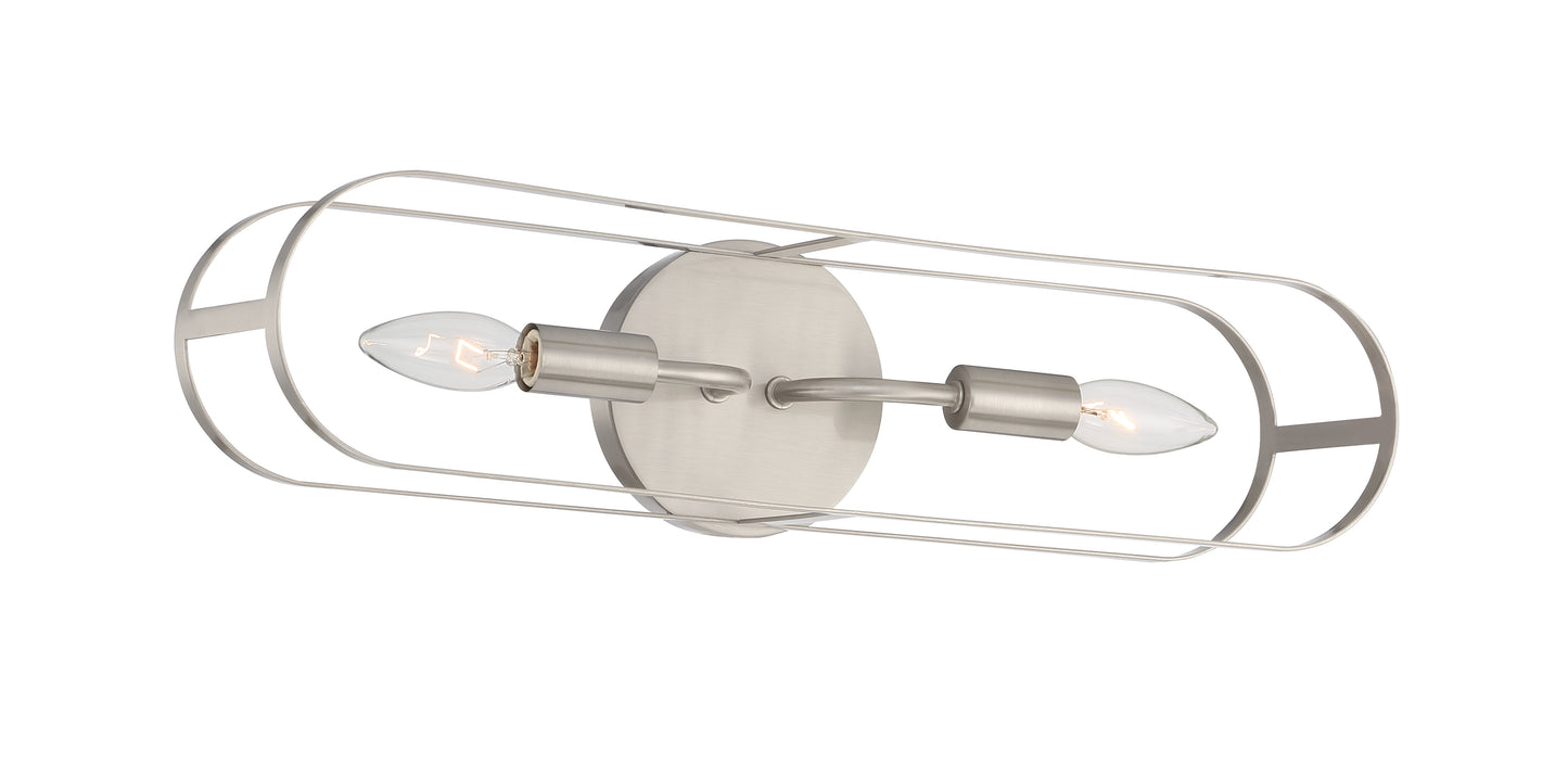 12820BNK2 - Mindful 2 Light 20" Wide Vanity Light - Brushed Nickel