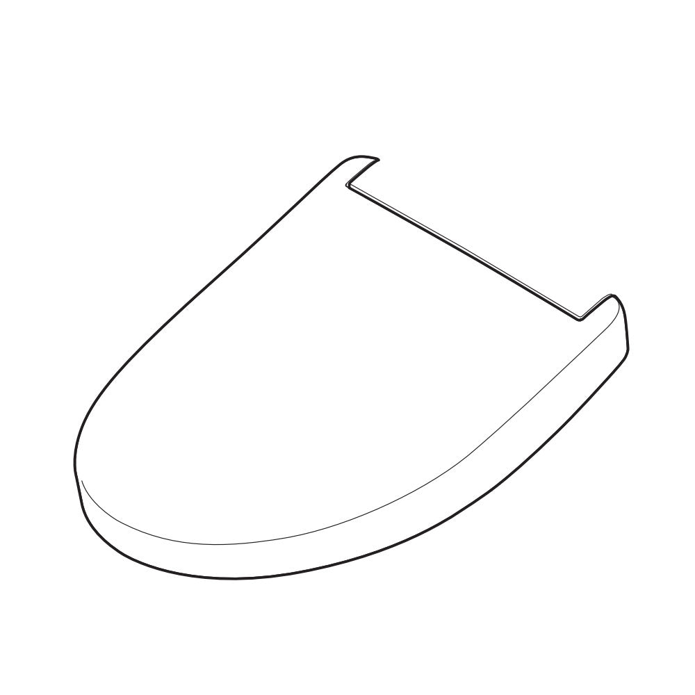 THU6935#01 - Elongated Lid Assembly for S5 Washlet - Cotton White