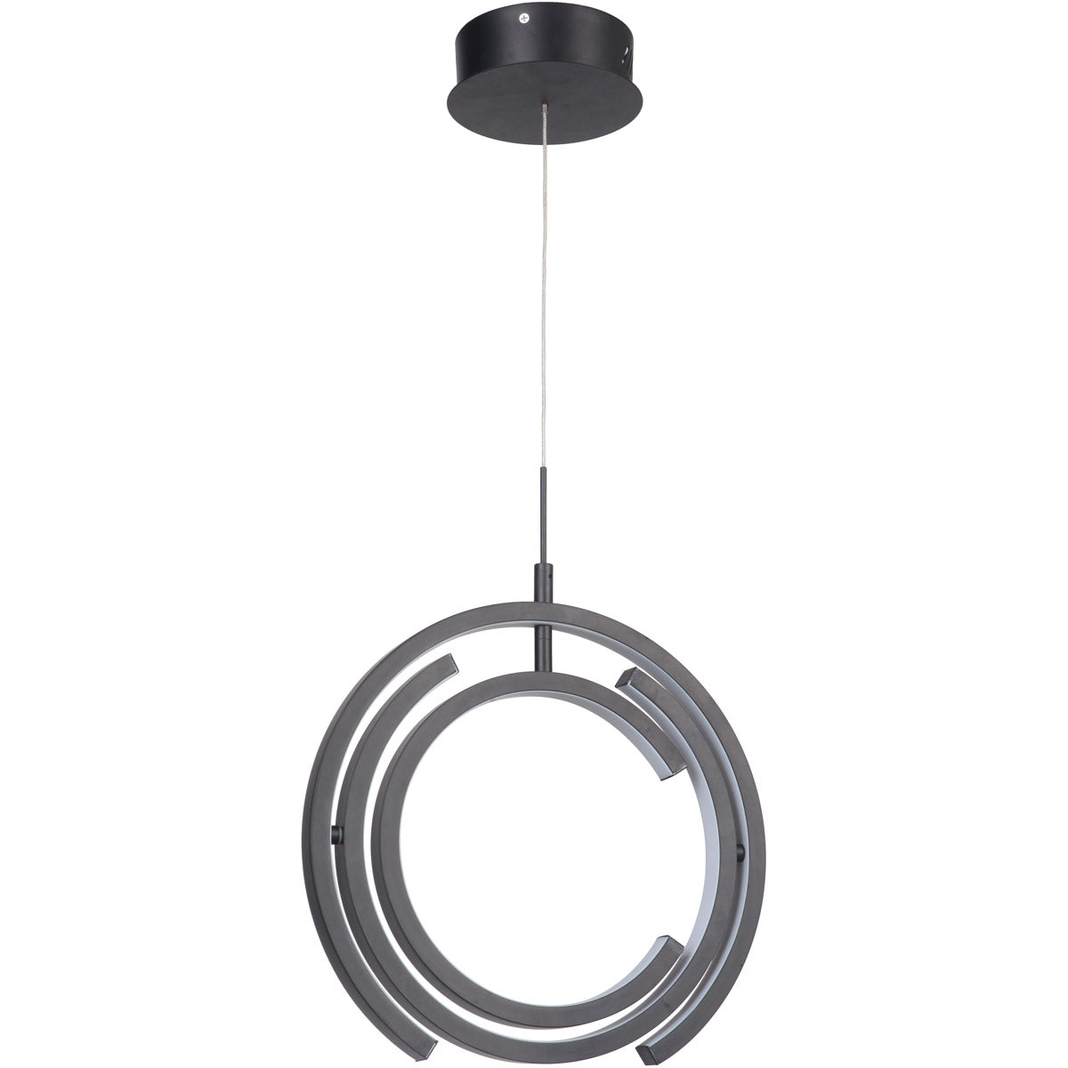 47891-MBK-LED - Dolby 1 Light 13.75" Wide Pendant - Matte Black