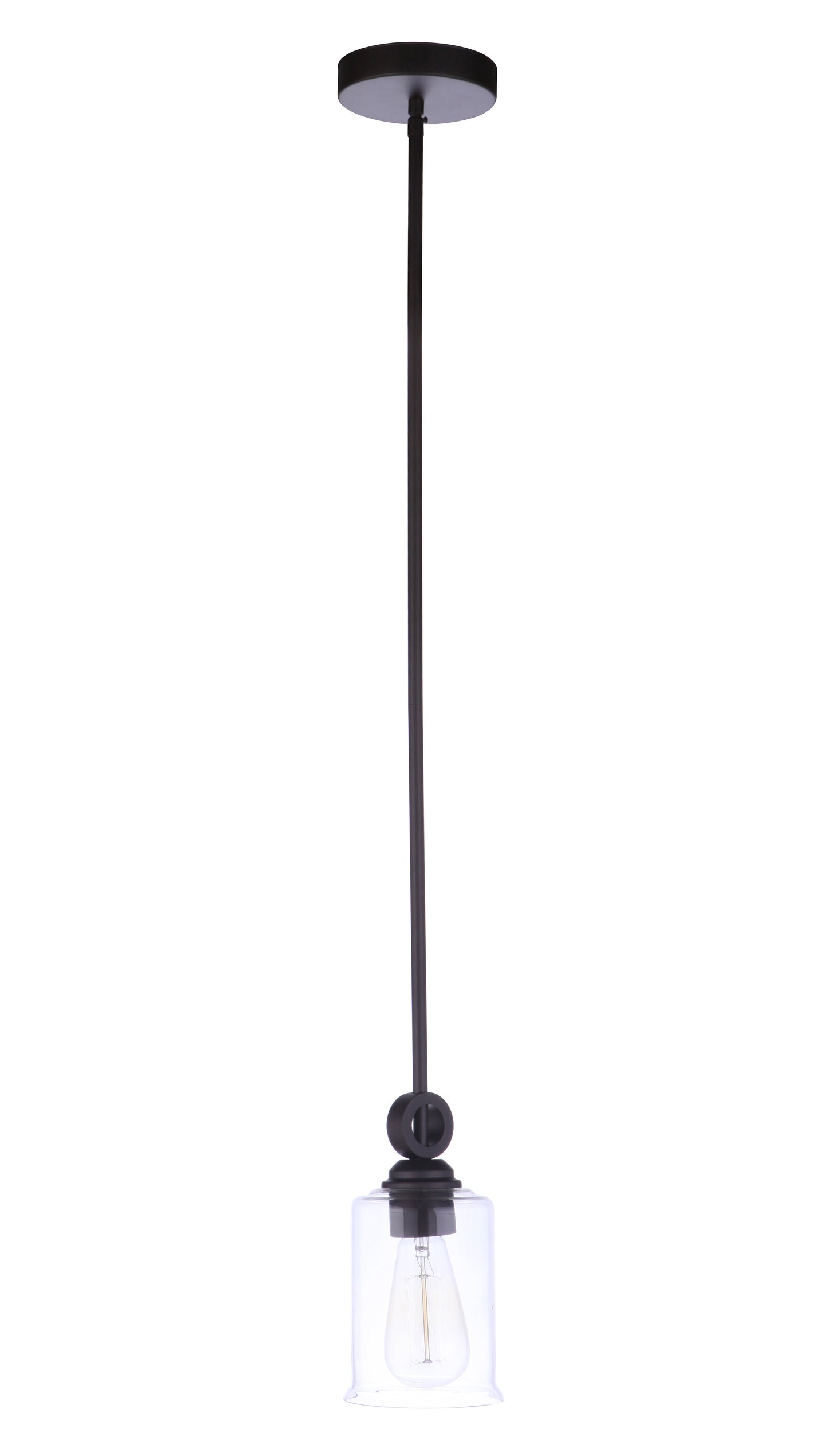 56491-ESP - Romero 1 Light 5" Wide Mini Pendant - Espresso