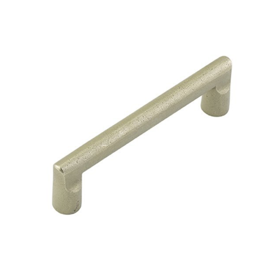86336TWB - Sandcast Rail 8" Center to Center Handle Cabinet Pull - Sandcast Bronze Collection - Tumbled White Bronze