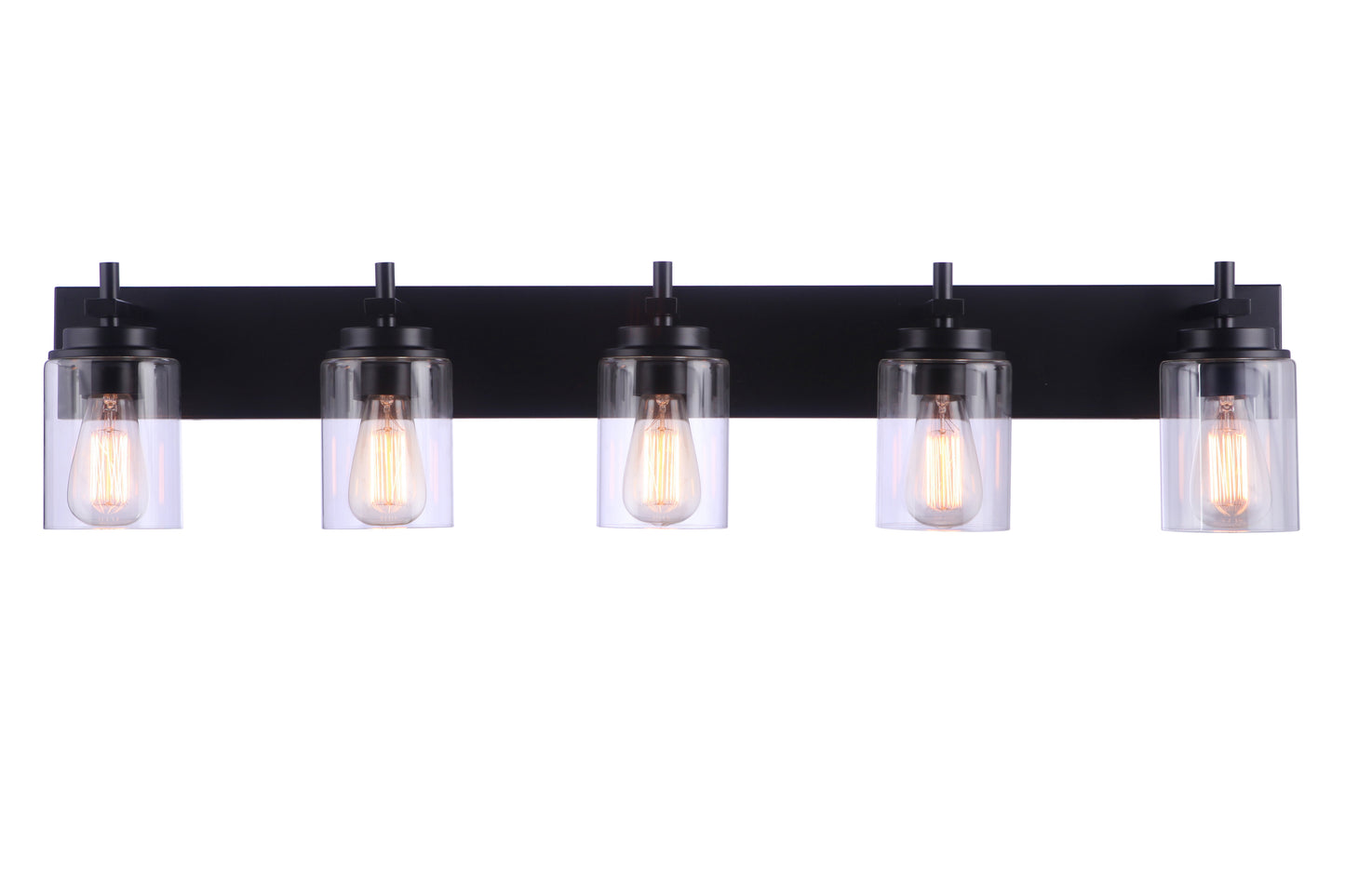 17441FB5 - Reeves 5 Light 41" Wide Vanity Light - Flat Black