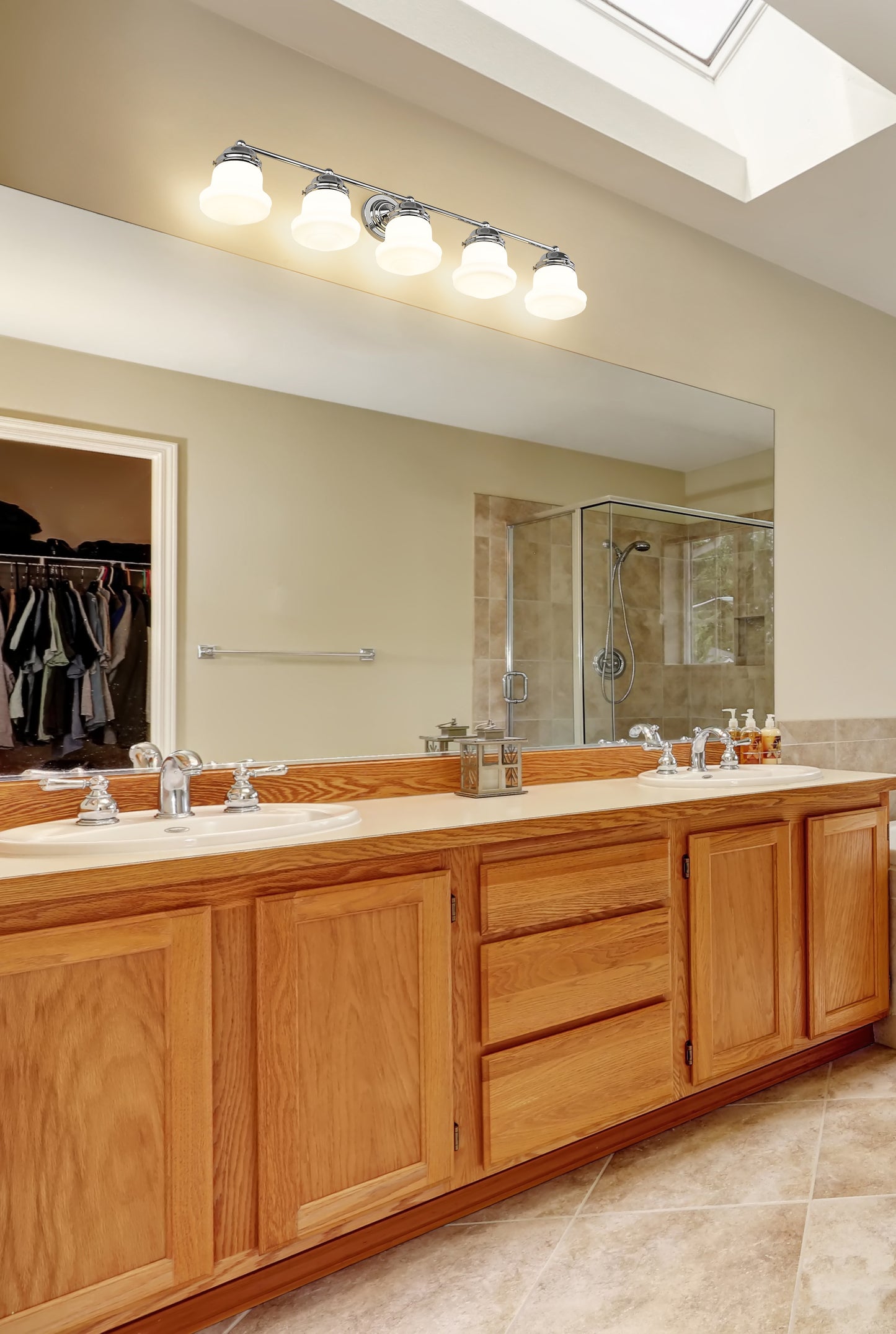 735-5V-CH - Vaughn 5 Light 41" Vanity - Chrome