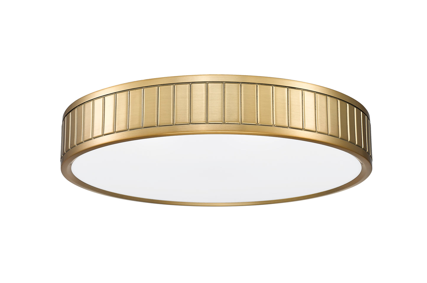 1005F16-MGLD-LED - Madison 1 Light Flush 16" Mount - Modern Gold