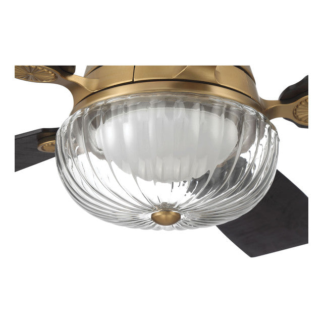 CHS52SB5 - Chandler 52" 5 Blade Ceiling Fan with Light Kit - Wi-Fi Remote Control - Satin Brass