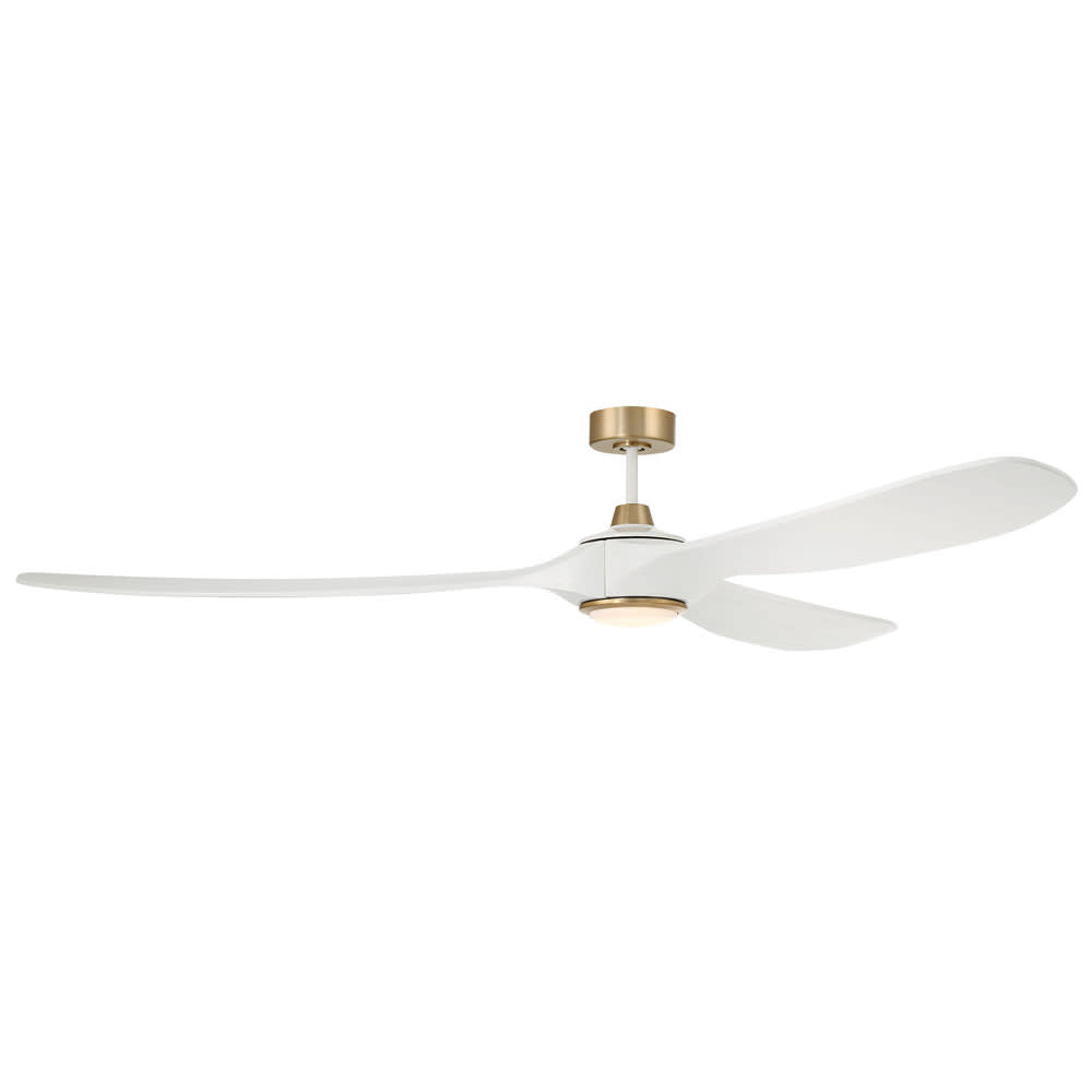 EVY84WSB3 - Envy 84" 3 Blade Indoor / Outdoor Ceiling Fan with Light Kit - Wi-Fi Remote Control - Wh