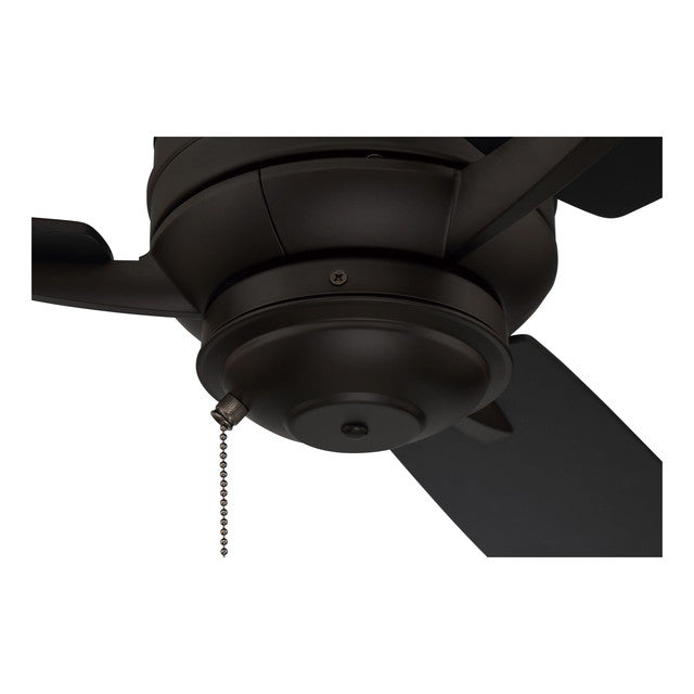 MOT52FB3 - Moto 52" 3 Blade Indoor / Outdoor Ceiling Fan - Pull Chain - Flat Black