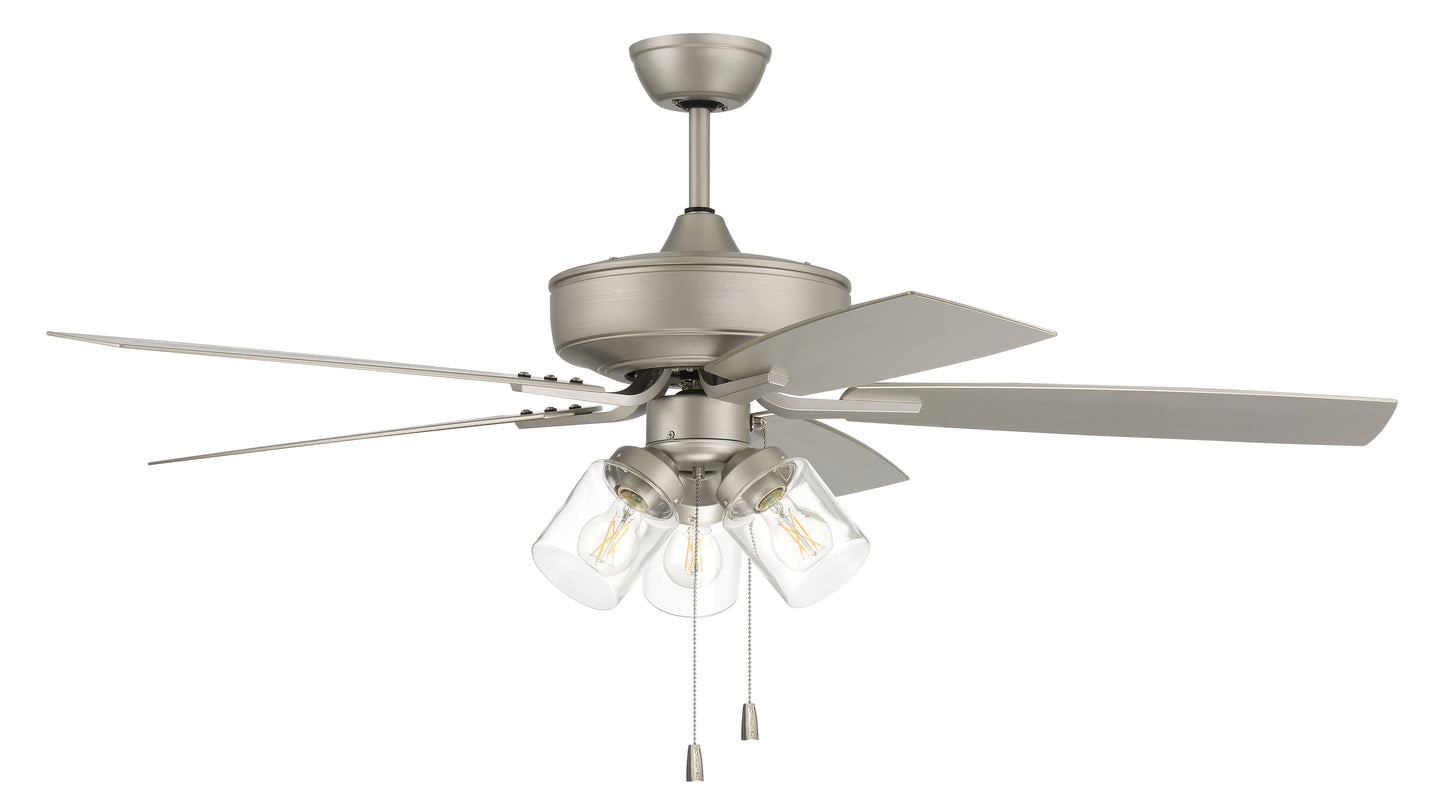 OP104PN5 - Outdoor Pro Plus 104 52" 5 Blade Indoor / Outdoor Ceiling Fan with Light Kit - Pull Chain