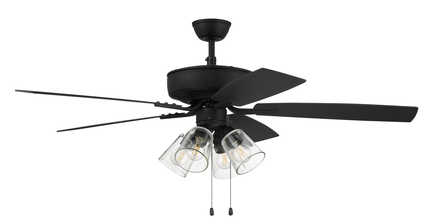 P104ESP5-52ESPWLN - Pro Plus 104 52" 5 Blade Ceiling Fan with Light Kit - Pull Chain - Espresso