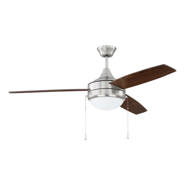 PHA52BNK3 - Phaze 52" 3 Blade Ceiling Fan with Light Kit - Brushed Polished Nickel