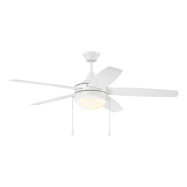 PHA52W5 - Phaze 52" 5 Blade Ceiling Fan with Light Kit - White