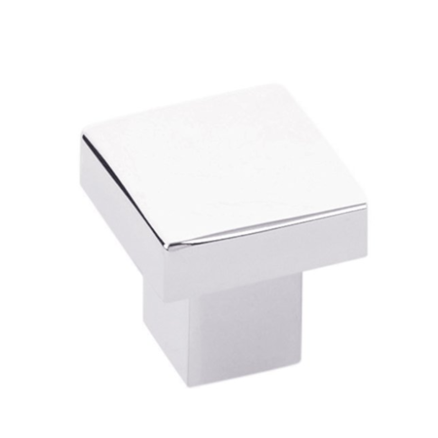 86702US26 - Hunter 1-1/4" Square Cabinet Knob- Modern Rectangular collection - Polished Chrome