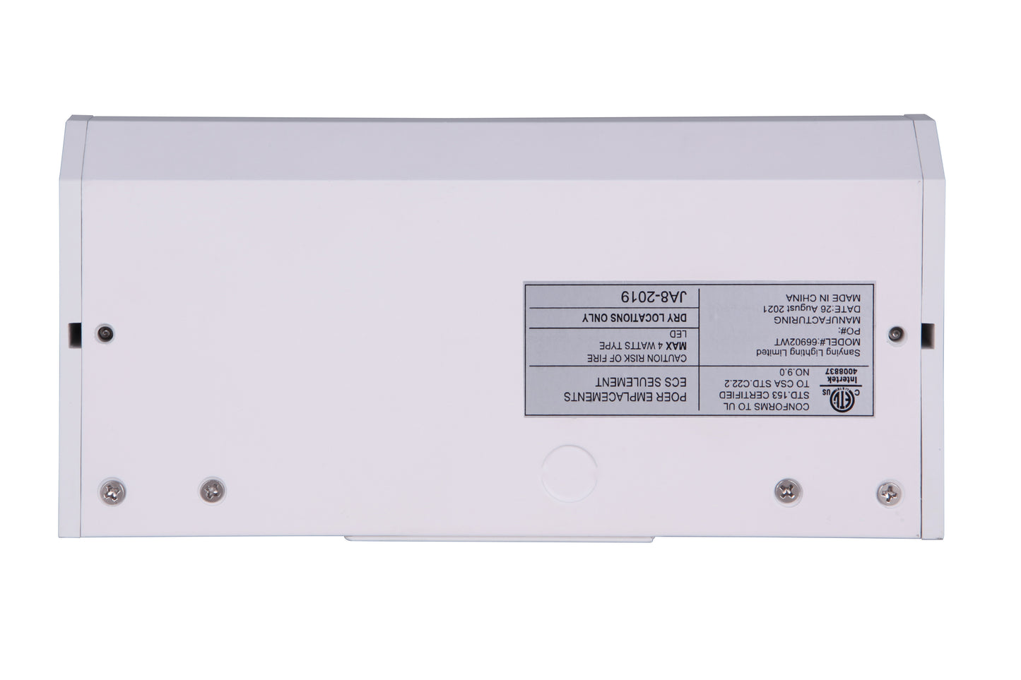 CUC1008-W-LED - Undercabinet Light Bars 1 Light 3.63" Wide Under Cabinet Light Bar - White