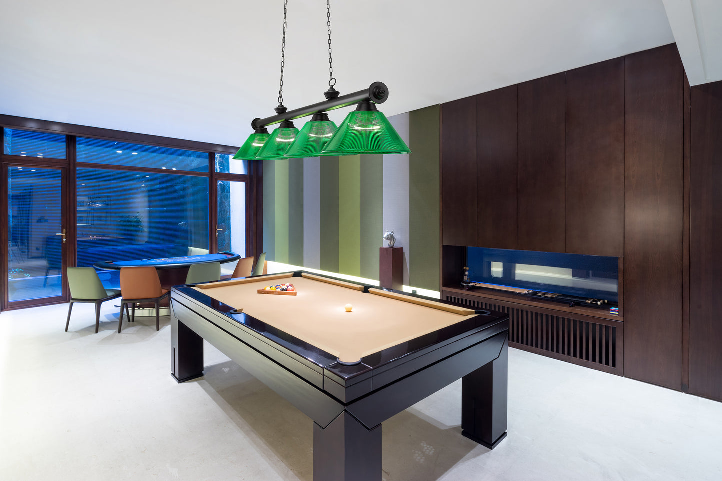 2306-4MB-ARG - Cordon 4 Light 81" Billiard - Matte Black