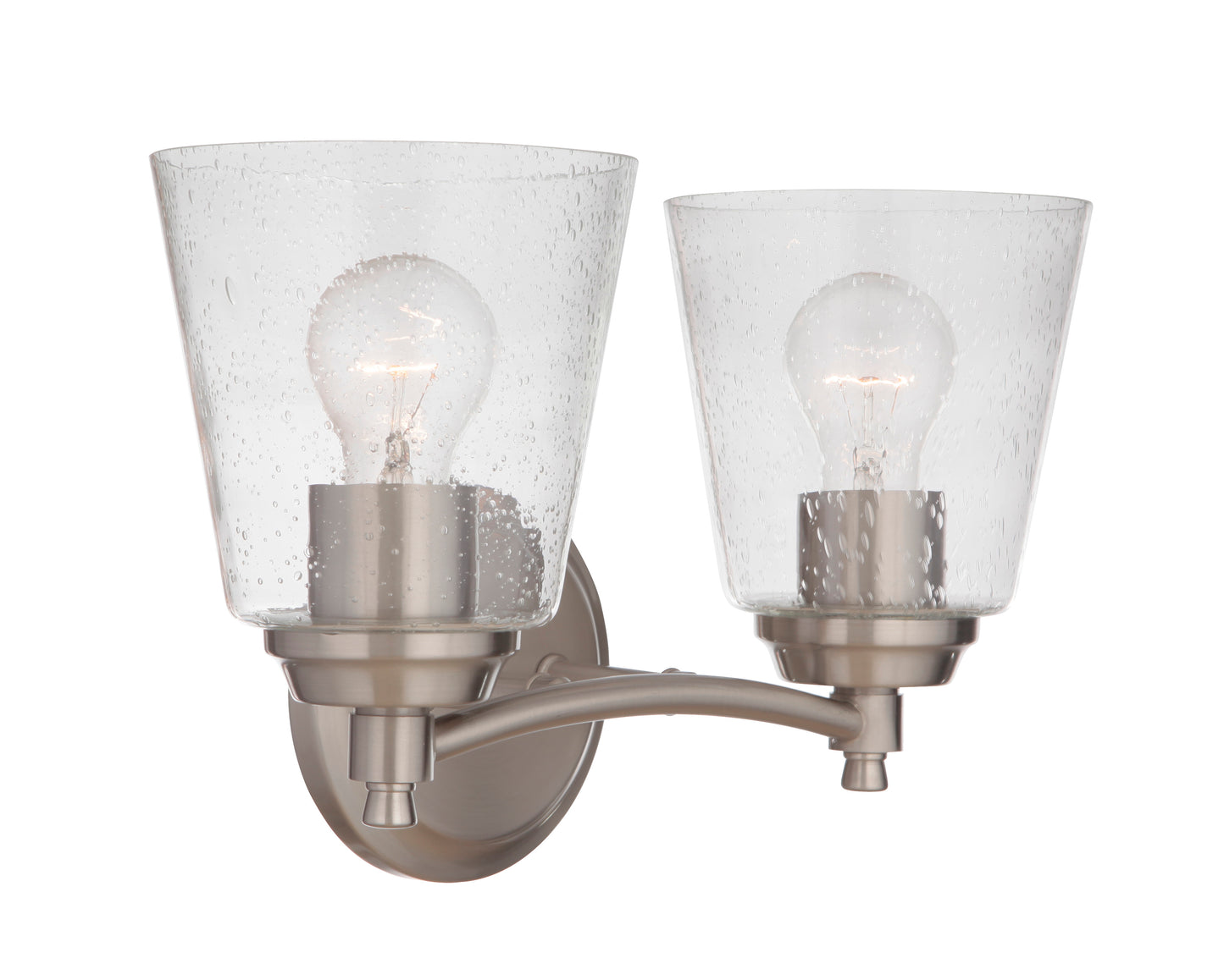 50202-BNK - Tyler 2 Light 14" Wide Vanity Light - Brushed Nickel