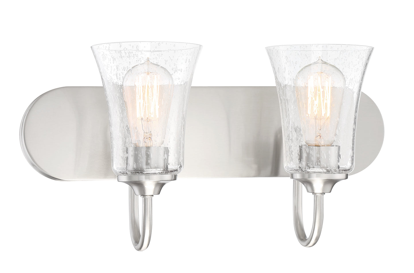 50402-BNK - Gwyneth 2 Light 18" Wide Vanity Light - Brushed Nickel