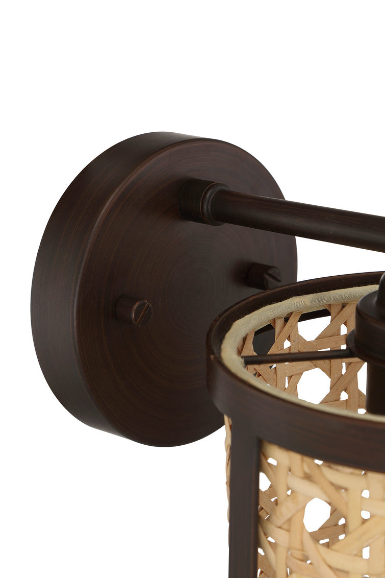 54561-ABZ - Malaya 1 Light 8.5" High Wall Sconce - Aged Bronze Brushed