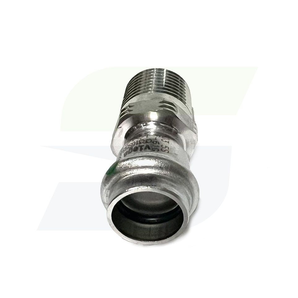 80010 - 1/2" ProPress 316 Stainless Steel Male Adapter