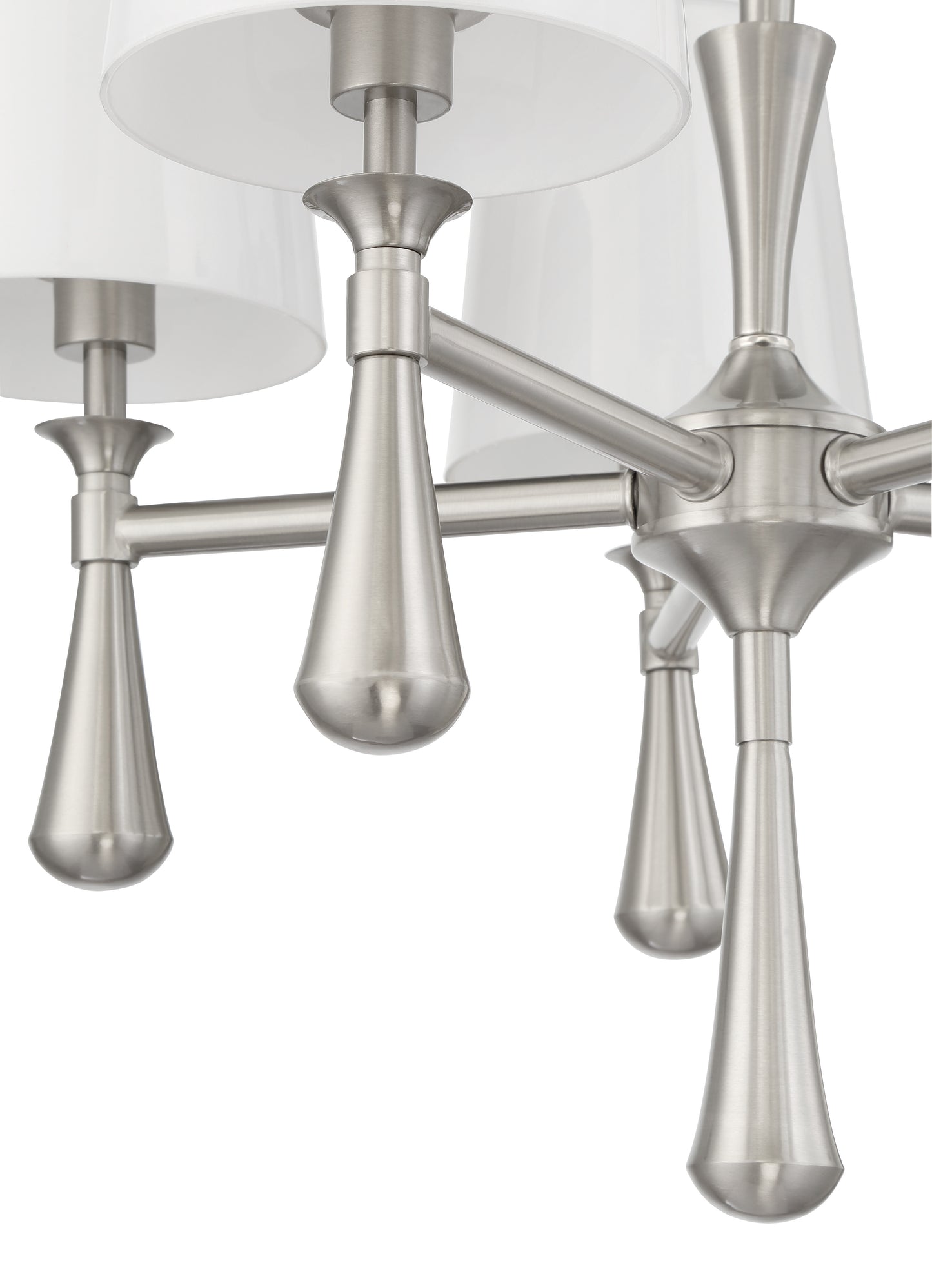 57425-BNK - Palmer 5 Light 21" Wide Chandelier - Brushed Nickel