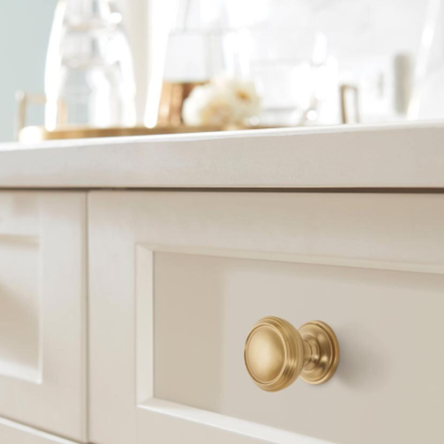 BP55342BBZ-10PACK - 1 1/4" Diameter Knob - Golden Champagne