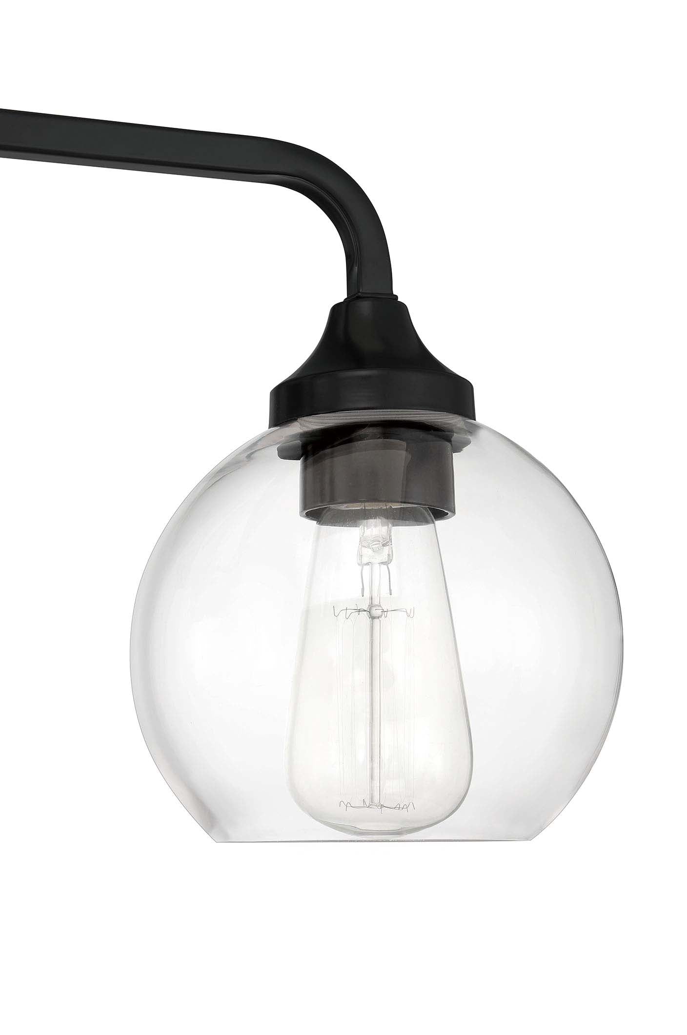 56204-FB - Glenda 4 Light 32" Wide Vanity Light - Flat Black