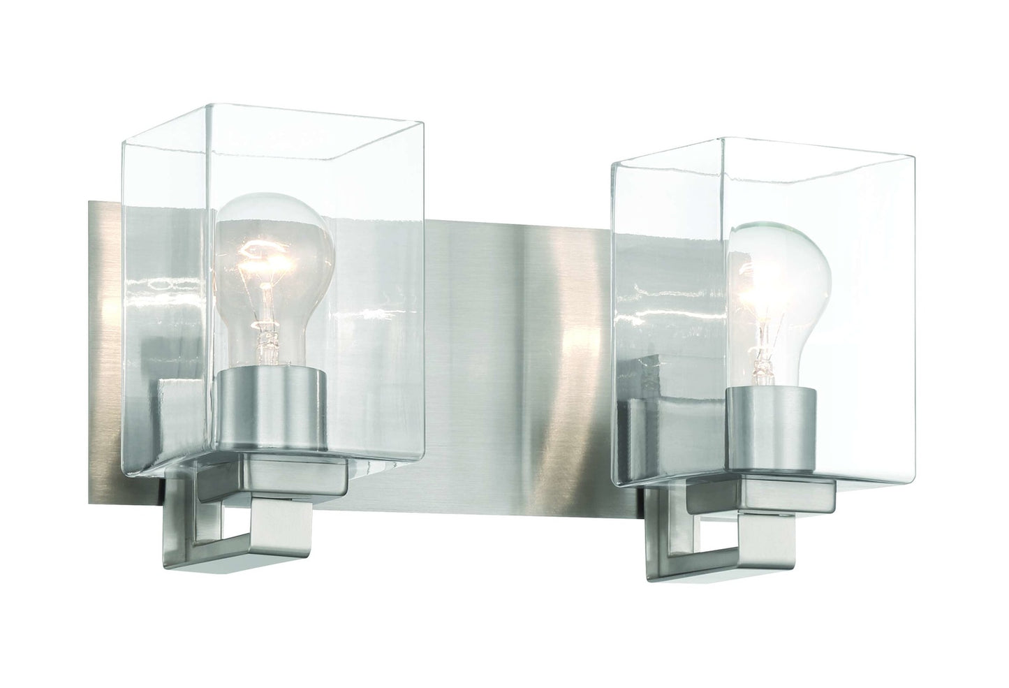 18514BNK2 - McClane 2 Light 14" Wide Vanity Light - Brushed Nickel