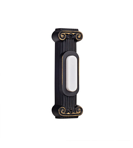BSCOL-AZ - Push Button-Surface Mount 1 Light 1.13" Wide Chime Button - Antique Bronze